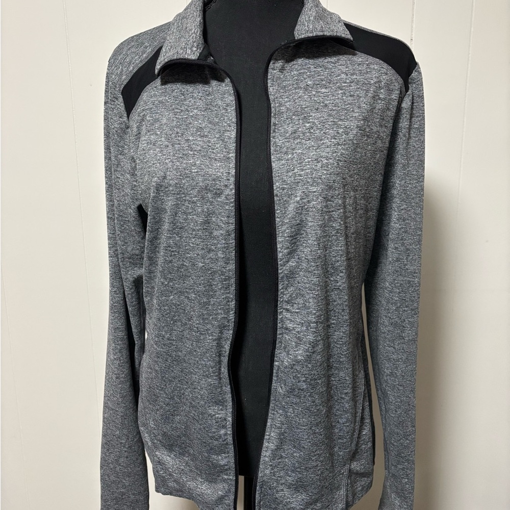 Champion gray lightweight zip up jacket